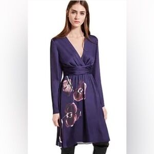 ALTUZARRA for Target Sz 16 Dress Orchid Criss Cross Bodice Gathered Skirt NEW